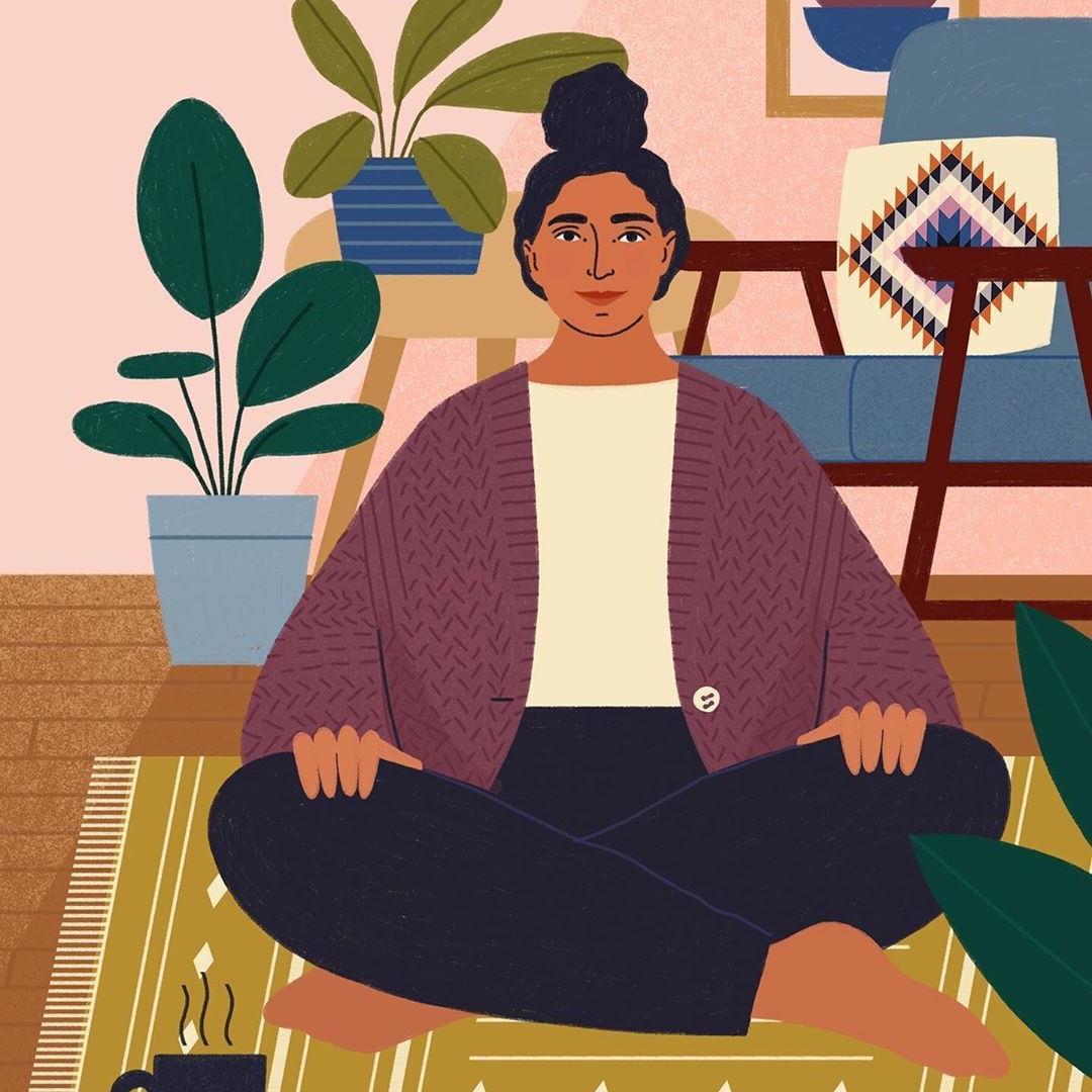 preparing to meditate
